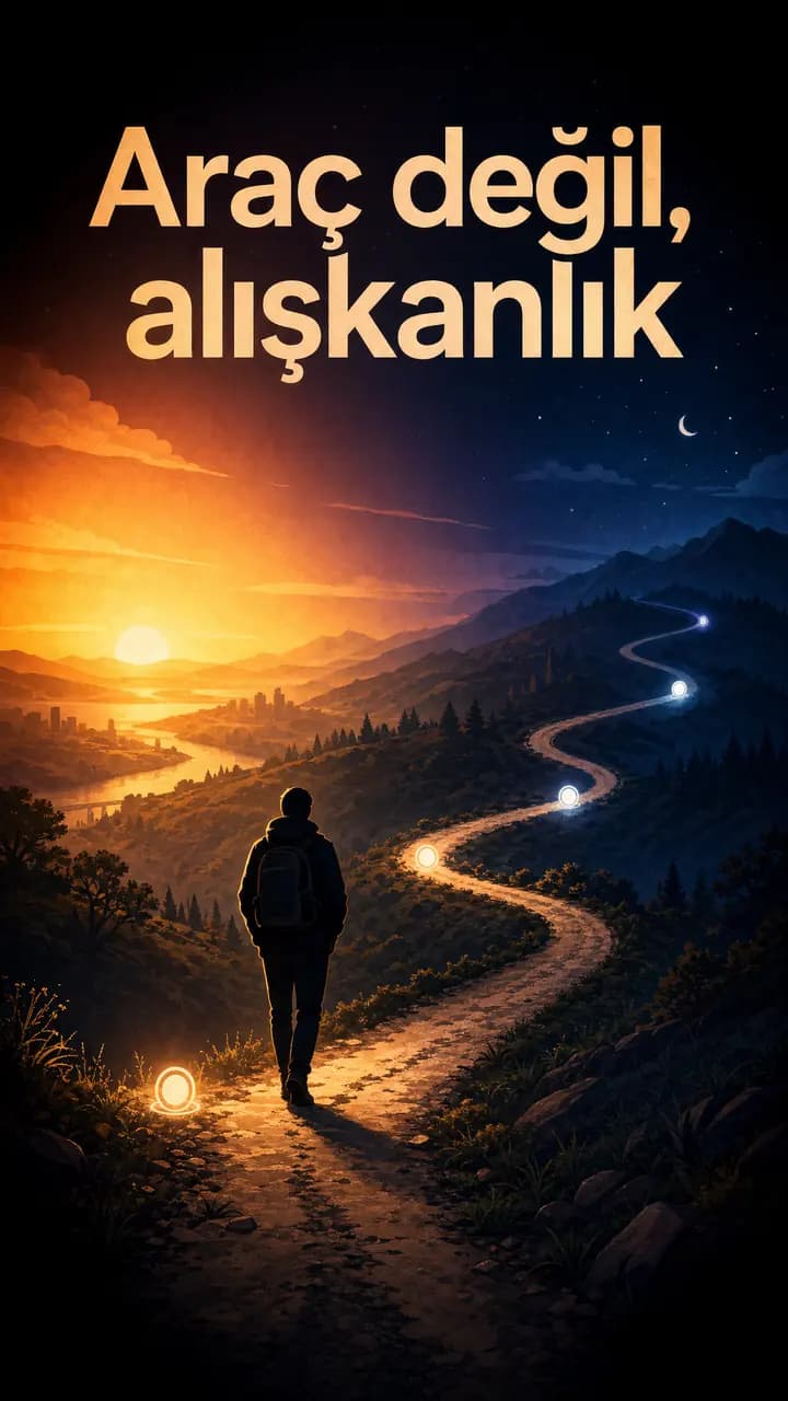 Araç değil, alışkanlık
