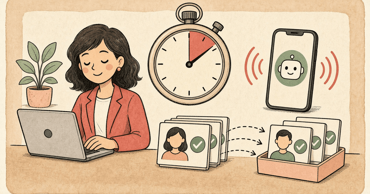 Ön eleme süresini kısaltan İK uzmanı, kronometre, AI telefon görüşmesi ve aday kartları